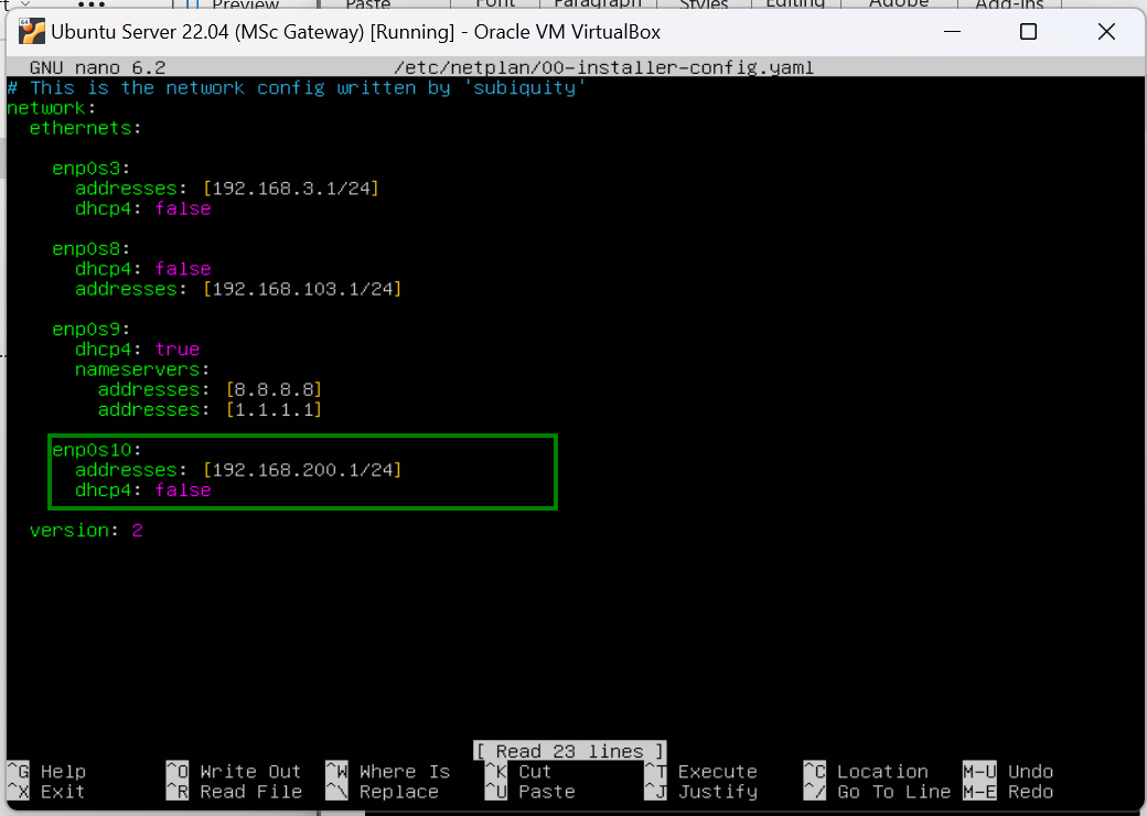 Ubuntu Gateway
