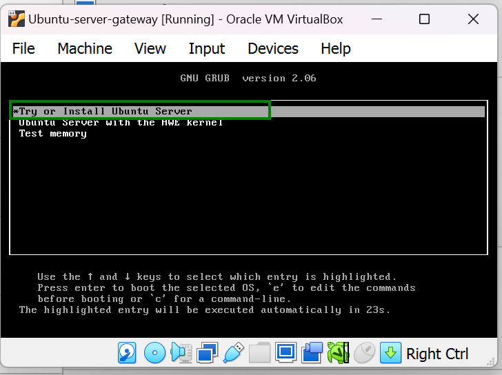 Start VM