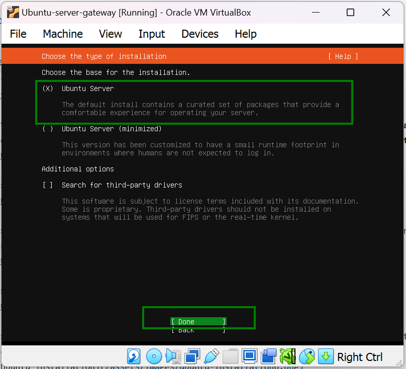 Ubuntu Installation