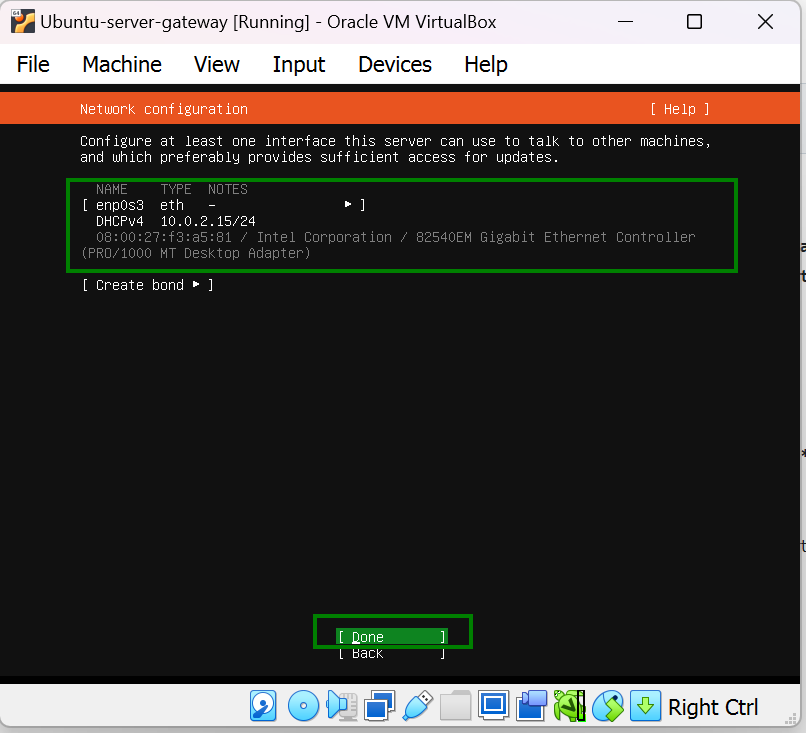 Ubuntu installation
