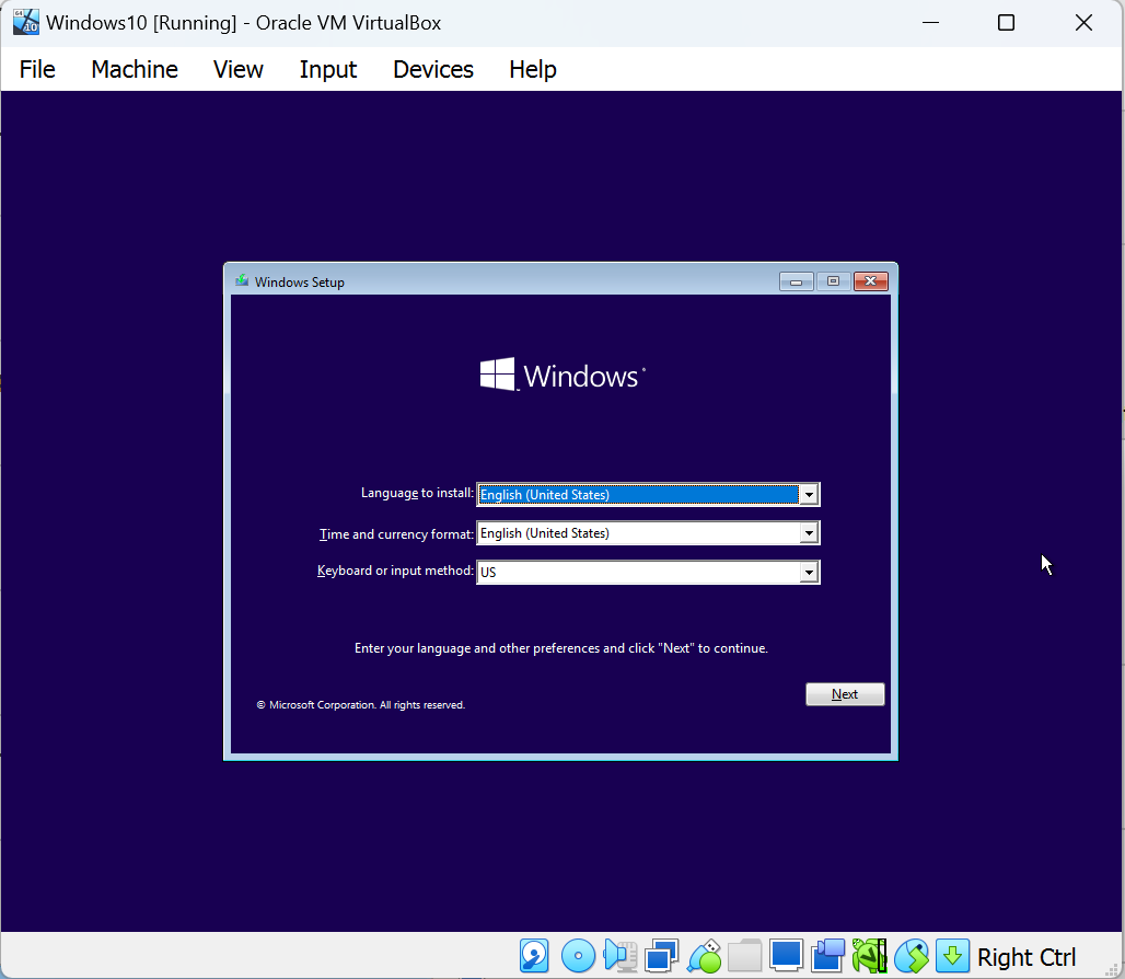 Windows10 creation