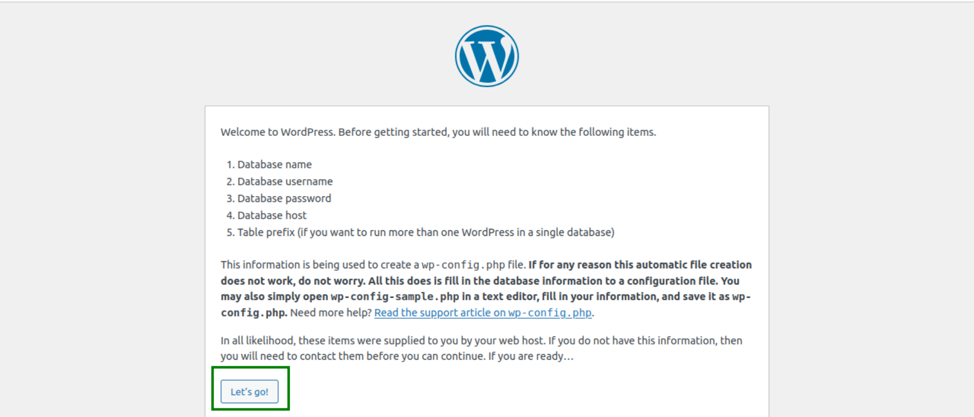 Alt img 'wordpress installation'