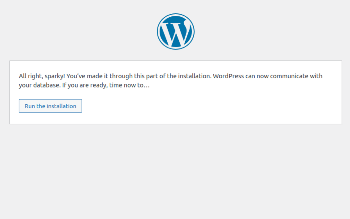 Alt img 'wordpress installation'